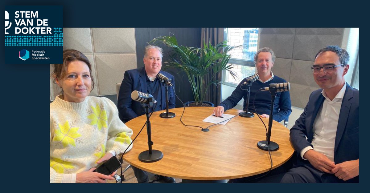 de_specialisten's tweet photo. 2/2 In de #podcast gaat Federatievoorzitter Peter Paul van Benthem hierover in gesprek met hoogleraar reumatologie Sander Tas, ziekenhuisapotheker Yu Han Kho en hoogleraar metabole ziektes Carla Hollak. https://t.co/gLrJLG4uGF #stemvandedokter #duregeneesmiddelen https://t.co/RVLgXHpTrF