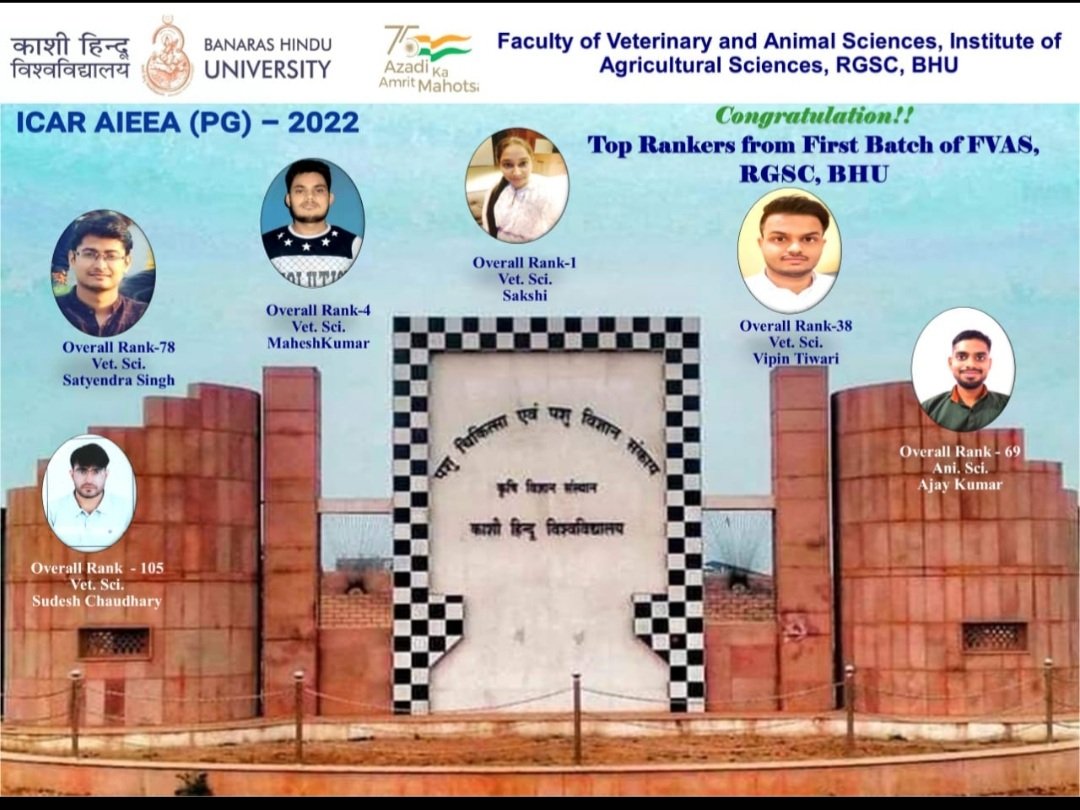 @SakshiKuri <a href="/drsanjeevbalyan/">Dr. Sanjeev Balyan</a> <a href="/PMOIndia/">PMO India</a> <a href="/girirajsinghbjp/">Giriraj Singh</a> AIR-1,4,38,60,69,78,105 and counting.. but still we hv issue due to negligence of ministry. <a href="/drsanjeevbalyan/">Dr. Sanjeev Balyan</a> sir, as a vets u know how much hard work these students hv done in past.
Sir, we r looking towards u as our last hope plz do something for us🙏.
<a href="/PMOIndia/">PMO India</a> <a href="/VCofficeBHU/">VC-BHU</a>