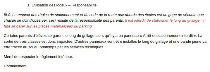 AbersAVelo's tweet photo. Manifestement, il n'y a pas que nous qui sommes agacés des voitures garées sur le trottoir à l'entrée / sortie d'école...
#SolutionVélo #Abers https://t.co/KvSSqwcBgL