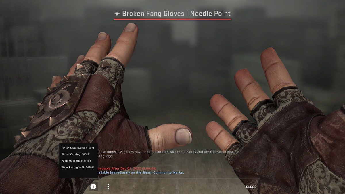 Snugtoes_'s tweet photo. 🐱Broken Fang Gloves Needle Point GIVEAWAY🐱

▶️Follow Me
▶️RT + TAG 1 
▶️Show some Love on the new SKINCLUB video! 
(must show proof)
https://t.co/a420yQ3i0r

Rolling in a couple days!
#CSGO #CSGOGiveaway https://t.co/ManUQ5NX6w