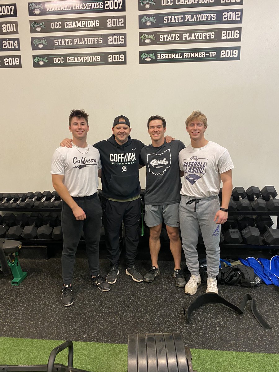 Thankful for these guys!!!! Great to have our Alumni back!!!