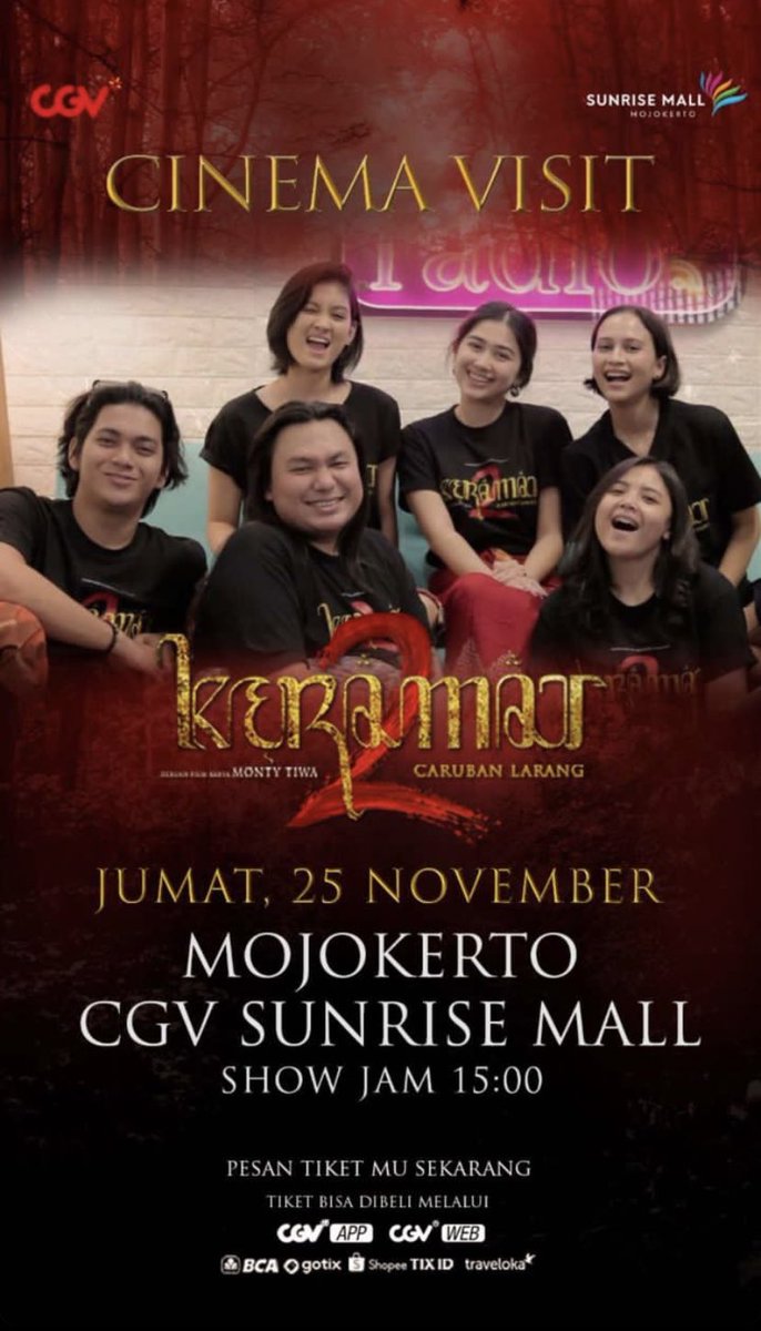 Jangan lupa diramaikan #Keramat2 untuk warga Tulungagung, Kediri dan Mojokerto🔥✨