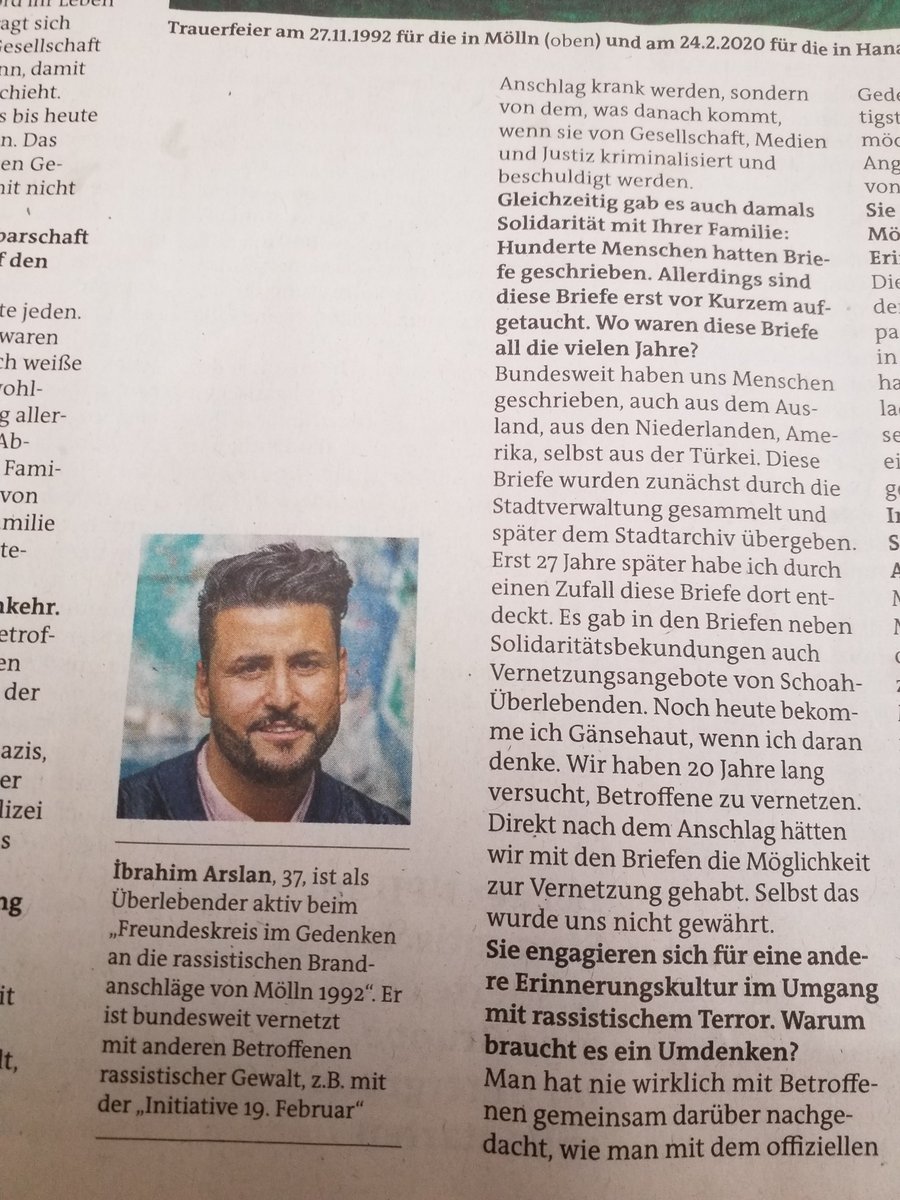 Hat jemals jemand die Stadtverwaltung Mölln wegen unterlassener Hilfeleistung nach dem rassistischen Anschlag vor 30 Jahren verklagt???