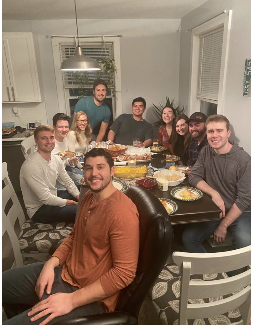 Kylene Halloran MD (@hallorankylene) on Twitter photo Our incredible resident wellness chief Megan Floyd has planned monthly wellness events for all of our anesthesia residents- including our interns. This month - thanksgiving pies.
Also pictured - our interns celebrating Friendsgiving!
<a href="/DartmouthAnesth/">DHMC Anesthesia, Critical Care and Pain Medicine</a> Our incredible resident wellness chief Megan Floyd has planned monthly wellness events for all of our anesthesia residents- including our interns. This month - thanksgiving pies.
Also pictured - our interns celebrating Friendsgiving!
<a href="/DartmouthAnesth/">DHMC Anesthesia, Critical Care and Pain Medicine</a>
