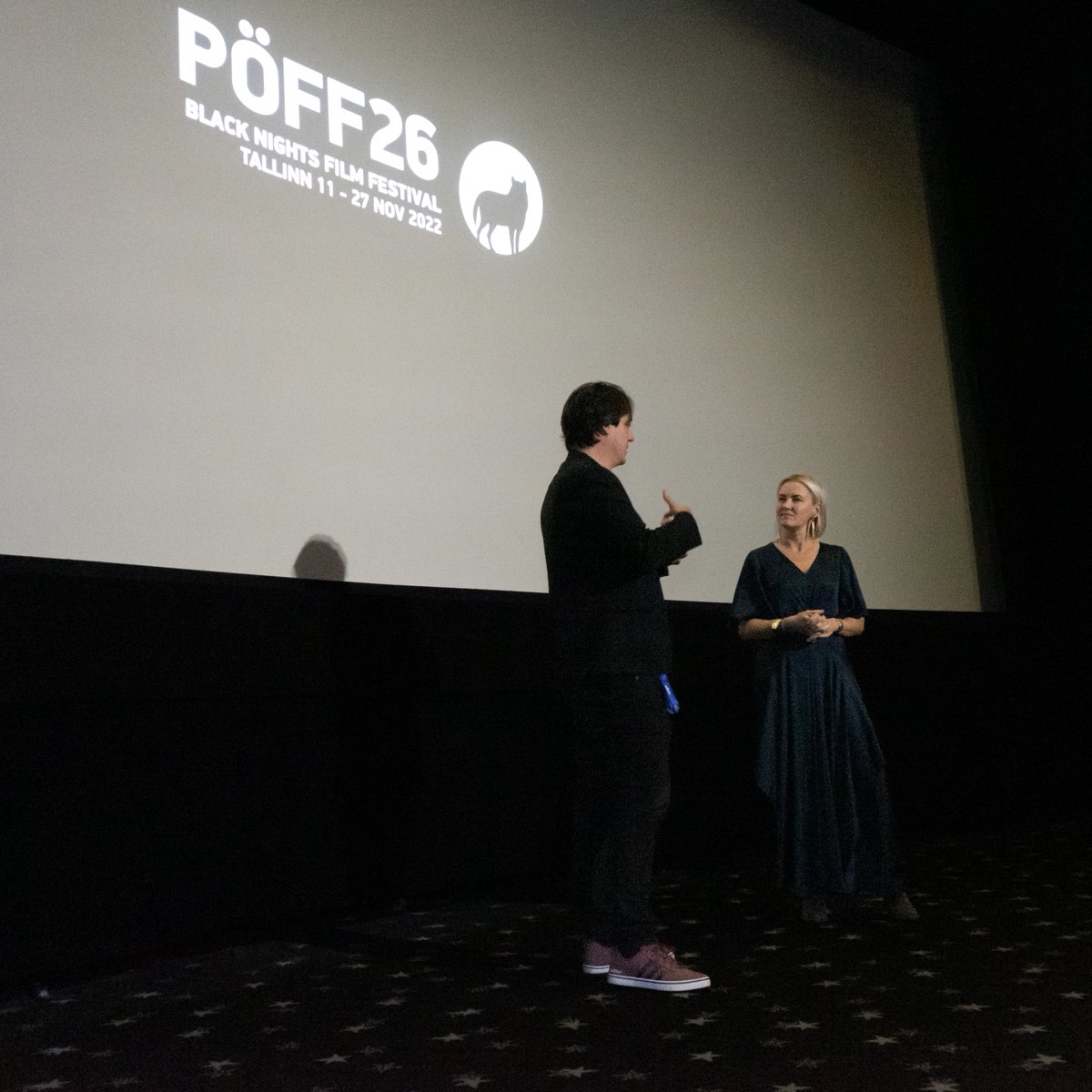youngarsonists's tweet photo. THE YOUNG ARSONISTS had an incredible international premiere in competition at the @TallinnBNFF. Producer @agata_delsorbo rocked the iconic black carpet and took part in an insightful Q&amp;A following the screening.

Watch her interview: https://t.co/VFsw1cIKJN https://t.co/CQSWRso8Q6