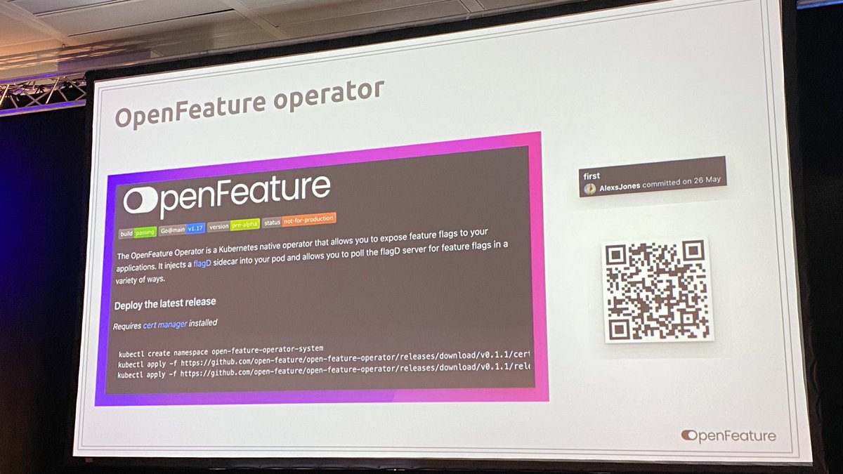 bibryam's tweet image. #OpenFeature - an interesting CNCF project for feature flagging on Kubernetes #kcduk