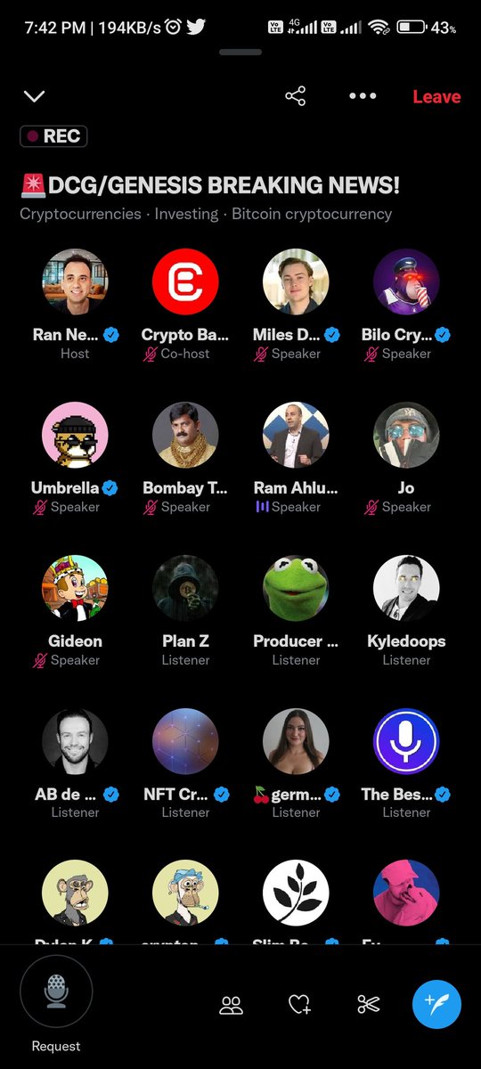 No_Plan_Z's tweet photo. @ABdeVilliers17  on @cryptomanran's @crypto_banter is not the crossover is expected. https://t.co/6ONjAi6Mzc