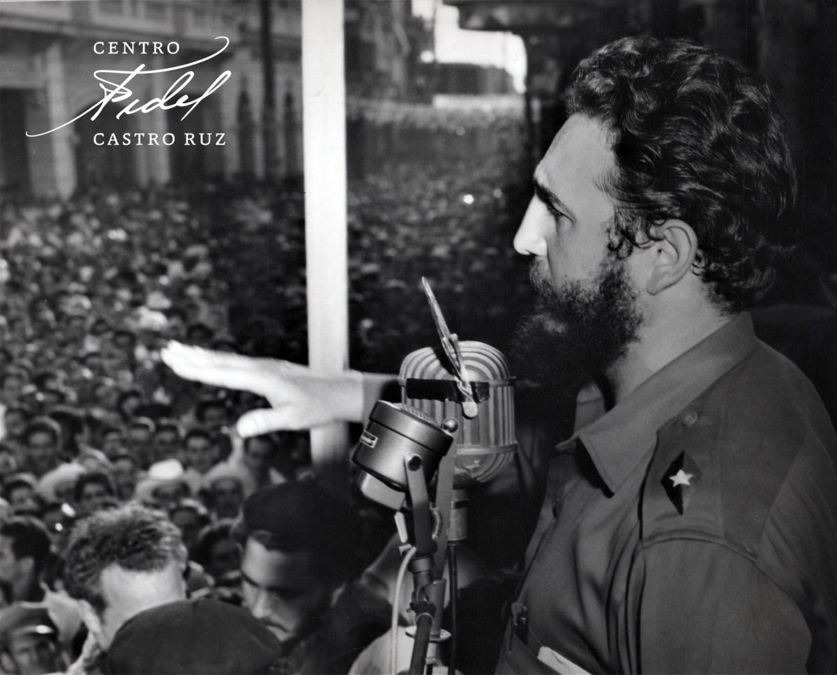 #Fidel:"No puedo ver a nadie con prejuicio alguno, o a través de mentiras o convencionalismos. Cuando me dirijo a mis compatriotas, lo hago suponiendo en todos un gran fondo de nobleza y generosidad, porque tal es realmente el corazón y el carácter de los cubanos". #LíderEterno