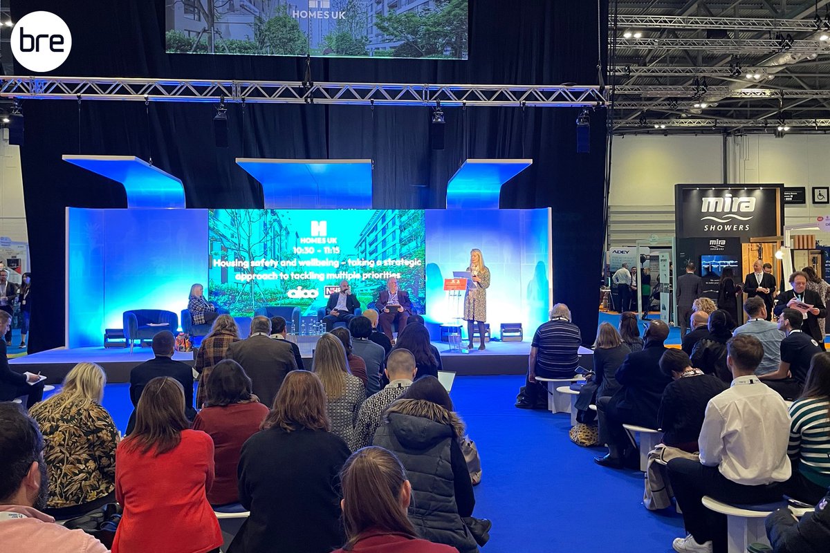 📄Caroline Hughes, Senior BRE consultant, spoke at the <a href="/HomesEvent/">Housing Week, London</a> panel: "Housing safety &amp; wellbeing – taking a strategic approach to tackling multiple priorities."

With our report finding that poor housing costs the #NHS £1.4bn a year, read in full:
bregroup.com/press-releases…