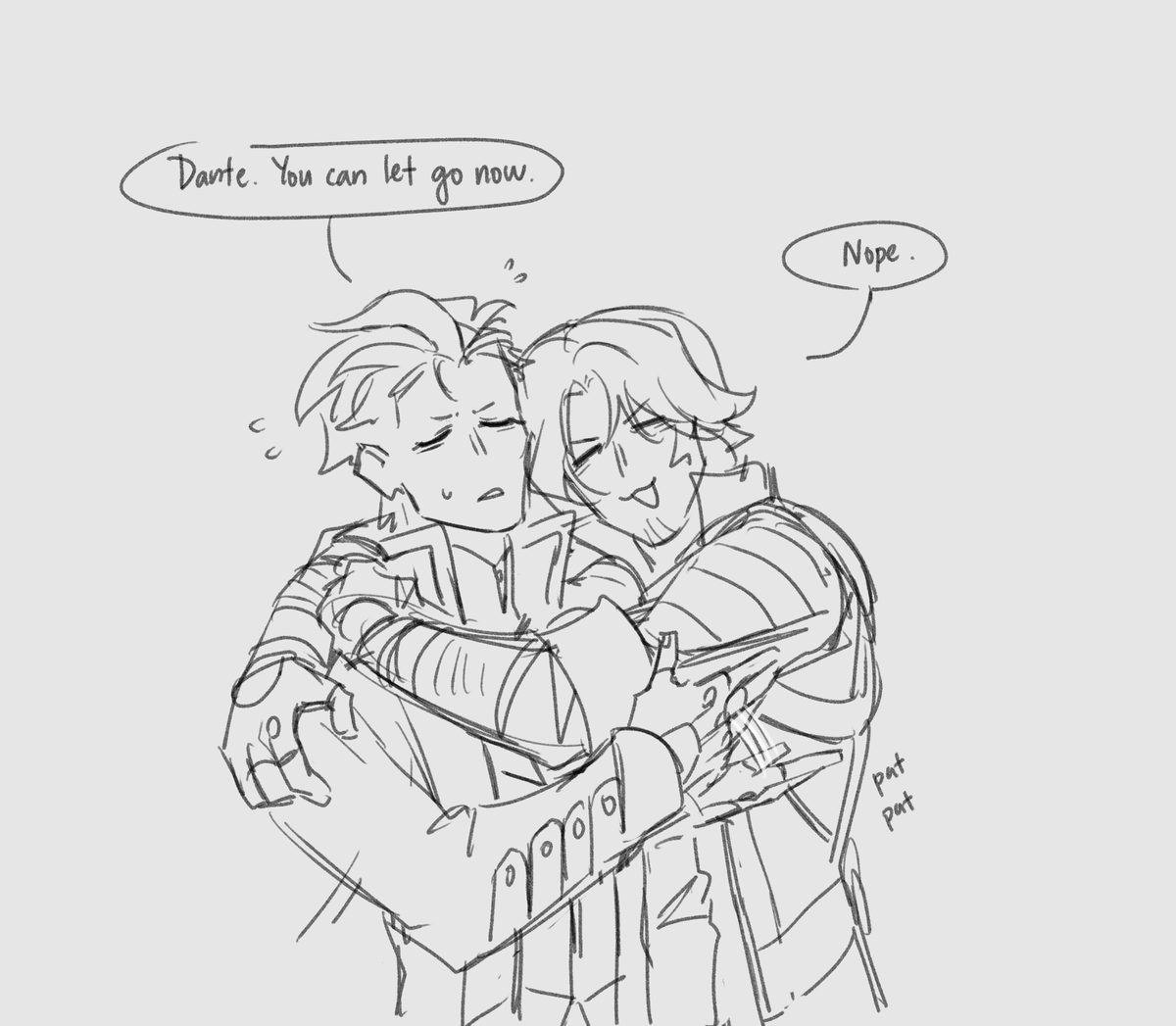 TIANHAI_03's tweet photo. and of course, some bonus follow up doodles as usual. dante decided to be a little mischievous this year >:3 https://t.co/hzdFQZ4A07