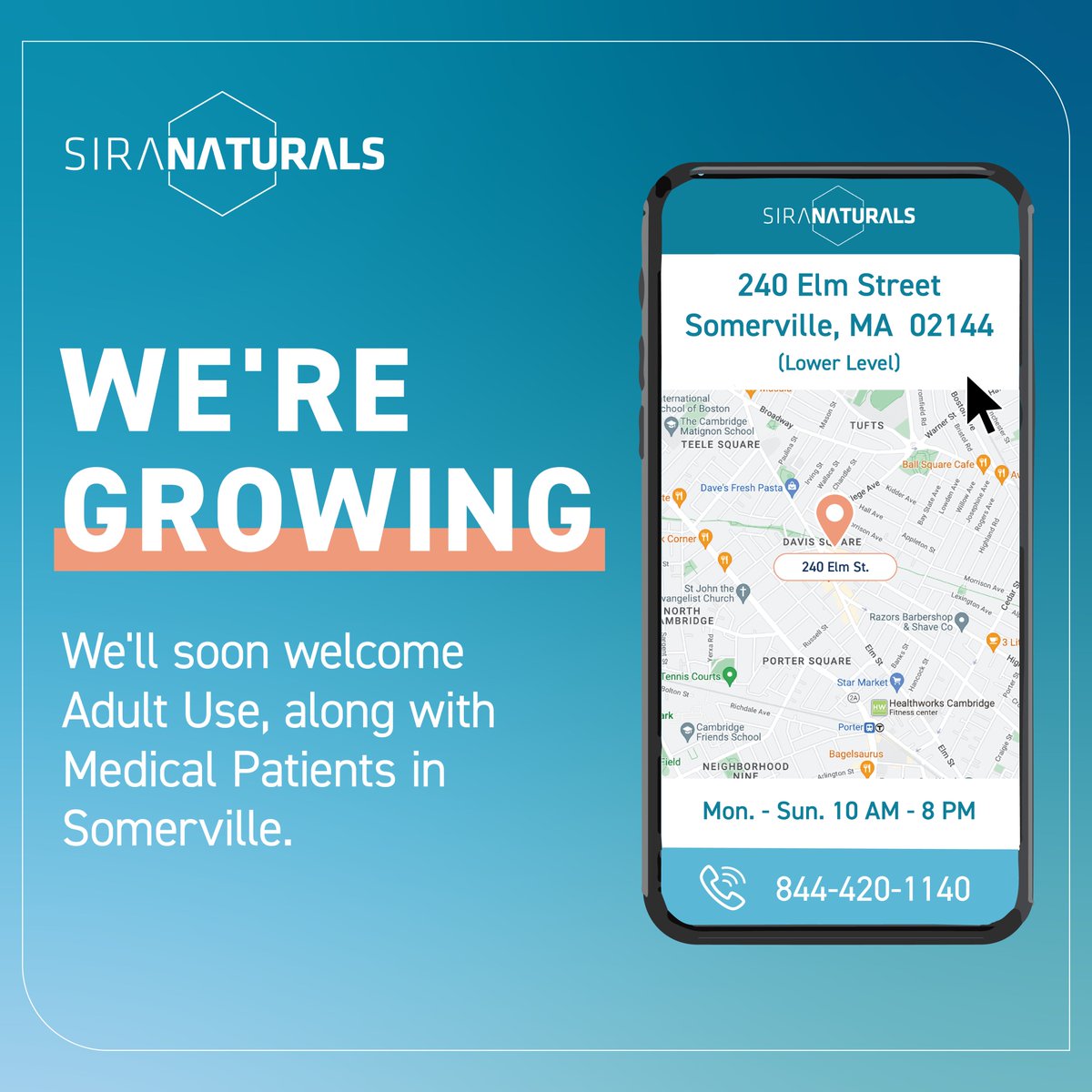 Happy Green Wednesday! Stock up before your feast! We have everything you need to celebrate. We have big news out of Sira Somerville. We've been working behind the scenes to very soon be able to serve recreational customers as well as medical! Be on the lookout for more info!