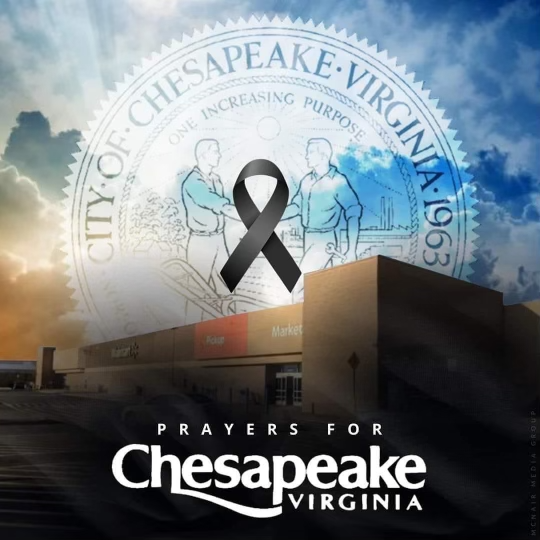 unitedwayshr's tweet photo. We awaken this morning with broken hearts. Our thoughts and prayers are with the victims and their families, the employees of Walmart and all our partners in the Chesapeake community. https://t.co/26YiPQOy4B