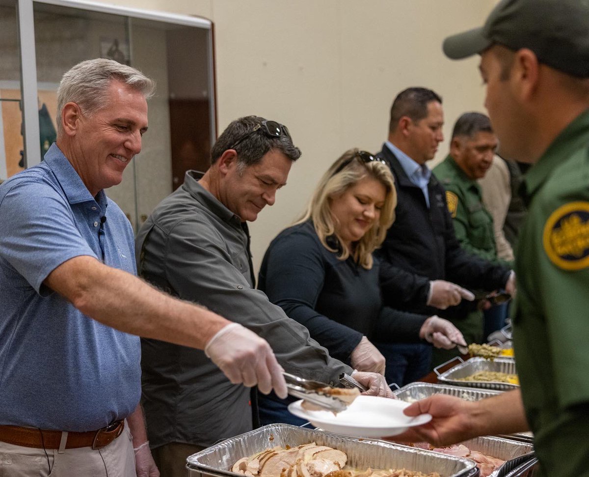 SpeakerMcCarthy's tweet image. RT if you are thankful for our brave Border Patrol personnel! 🇺🇸