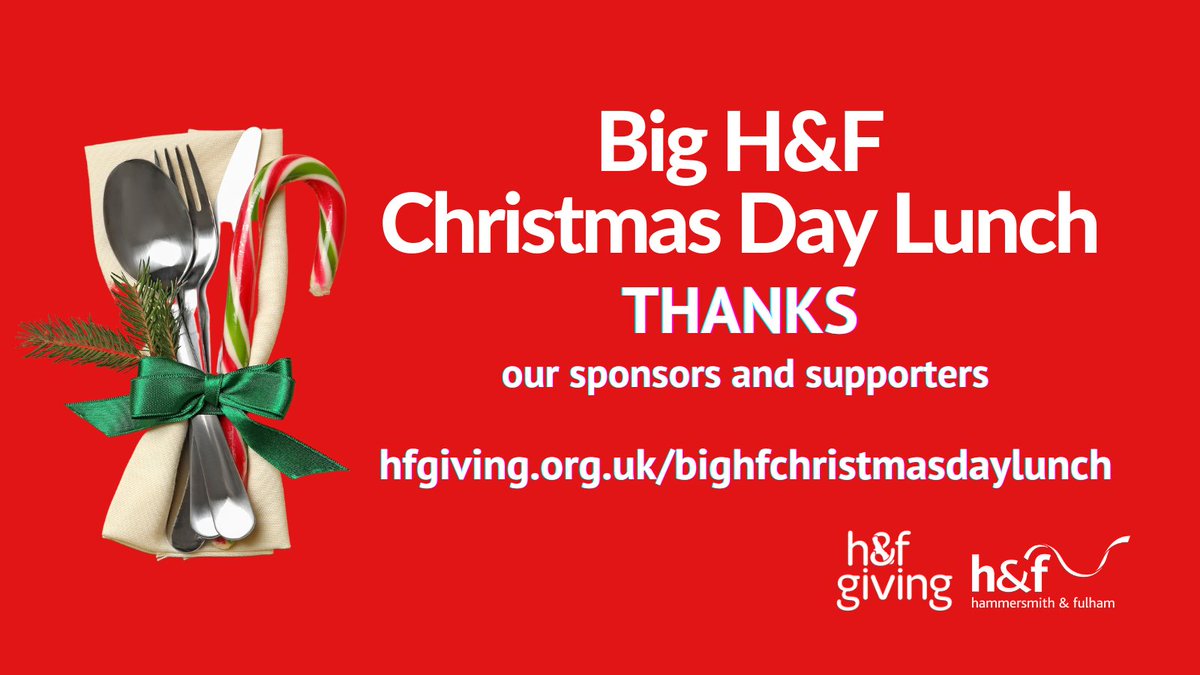 HUGE thanks to <a href="/QPR/">QPR FC</a> &amp; <a href="/QPRtrust/">QPR in the Community</a> for a donation of £1,000 for the Big H&amp;F Christmas Day Lunch 
We're so grateful for community support 

There's still time to donate: hfgiving.org.uk/bighfchristmas…

Help us treat isolated seniors to a hot lunch on Dec 25 so they can celebrate too
@lbhf