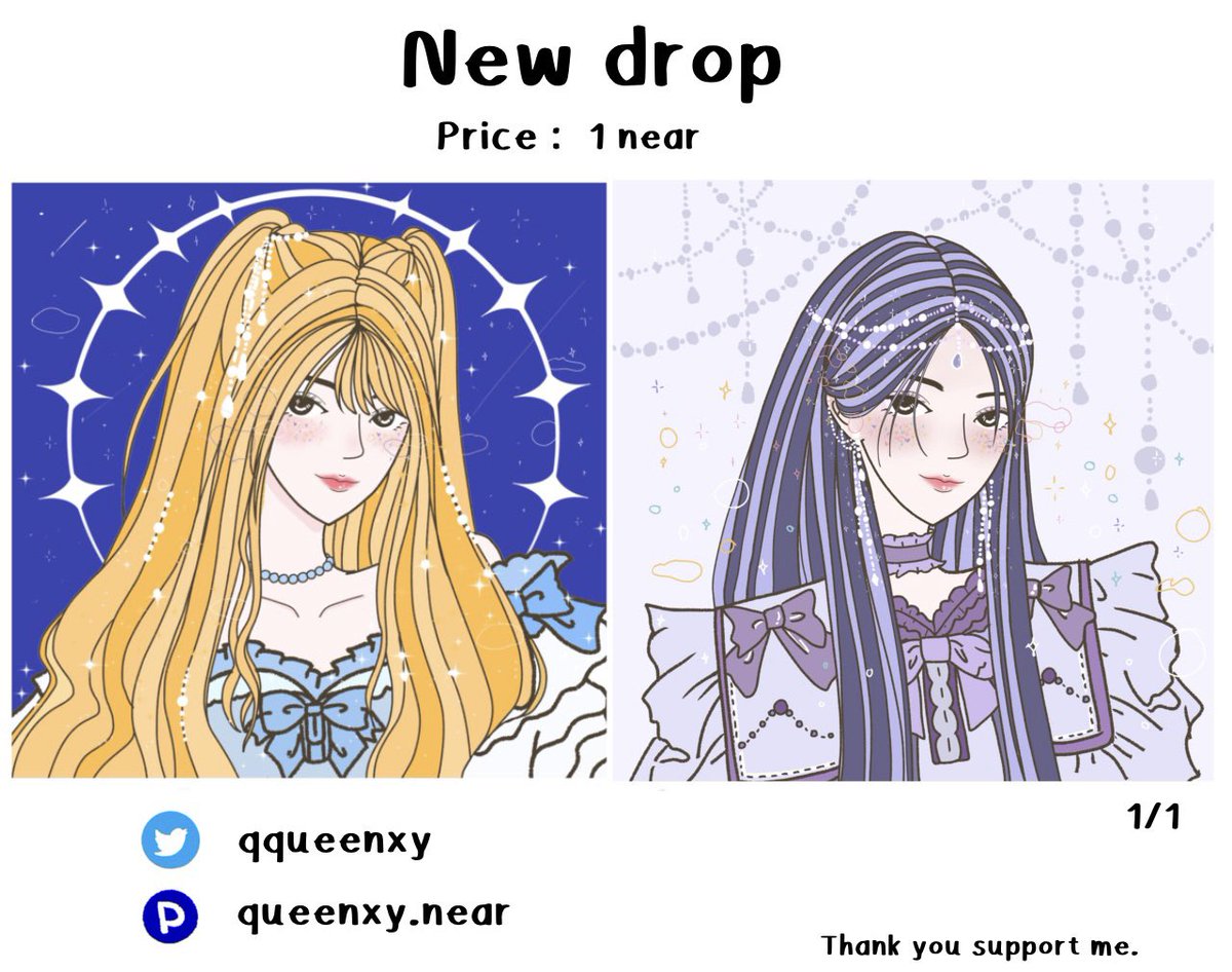 𝑛𝑒𝑤 𝑑𝑟𝑜𝑝 🫧💕😍
𝑃𝑟𝑖𝑐𝑒 ： 1 𝑛𝑒𝑎𝑟 ᰔᩚ
- - - - - - - - - - - - - - - - - - - - - - - - -
𝑇ℎ𝑥． 𝑢 𝑠𝑢𝑝𝑝𝑜𝑟𝑡 𝑚𝑒 ˚ ༘♡

paras.id/token/x.paras.…

paras.id/token/x.paras.…

#NEAR  #NFTcollections #NFT #paras