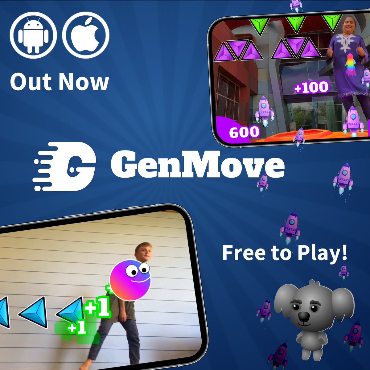 Download the GenMove app for FREE now onelink.to/genmoveofficial
#genmove #bringthemoves #gamifiedexercise