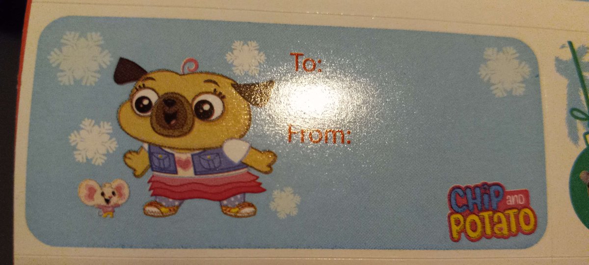 hbointermission's tweet photo. been a while eh?
Official Chip and Potato gift tags from the #NetflixJr magazine (..in low quality cuz i don't have a scanner)
#ChipandPotato https://t.co/u85CtgxS6B
