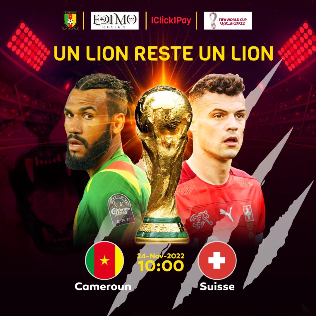 IClickIPay1's tweet photo. ONE ALL SPORTS l’équipementier de l’heure !

Ne vous faites pas arnaquer, l’authentique, c’est unique dans les boutiques Edimo Design/Edimo Sport.

Ne supporte pas avec la bouche, achète ton maillot authentique.

#IclickIPay
#Fecafoot
#EdimoDesign
#Qatar2022
#OneAllSports https://t.co/woxm9yJpY0