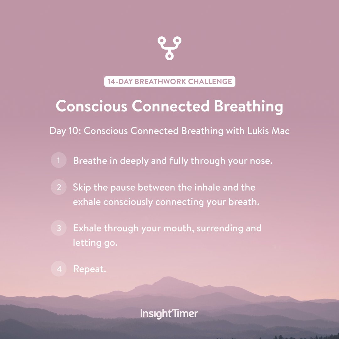 In today's #BreathworkChallenge session with Lukis Mac we learned how to quickly access more energy and inner guidance through breathwork. What did you think about Conscious Connected Breathing technique used in this practice? Join the challenge now: insig.ht/DLllLYNSWub