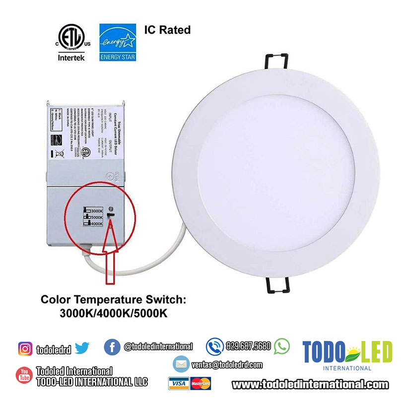 todoledrd's tweet photo. LED PANEL PARA EMPOTRAR REDONDO 9W, 12W, 18W Y 24W 3000K/4000K/5000K (AJUSTABLE) DIMMABLE AC120V ETL .
disponibles en nuestra #tienda al por mayor y al #detalle Llama ahora 829-687-5680 o
Visita nuestra #paginaweb https://t.co/9vmuwGIg4I https://t.co/iRnodK63QB