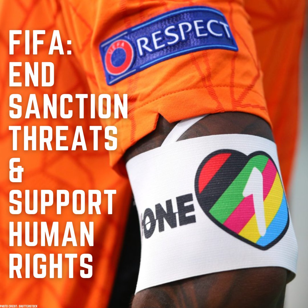 #FIFA: Support & protect players & teams who wish to use influence to highlight #humanrights violations in host-country #Qatar. Grave concerns with #migrantlabor leading up to #WorldCup & treatment of #LGBTQ+ community. #one #OneLove  humanrightsresearch.org/post/fifa-fail…