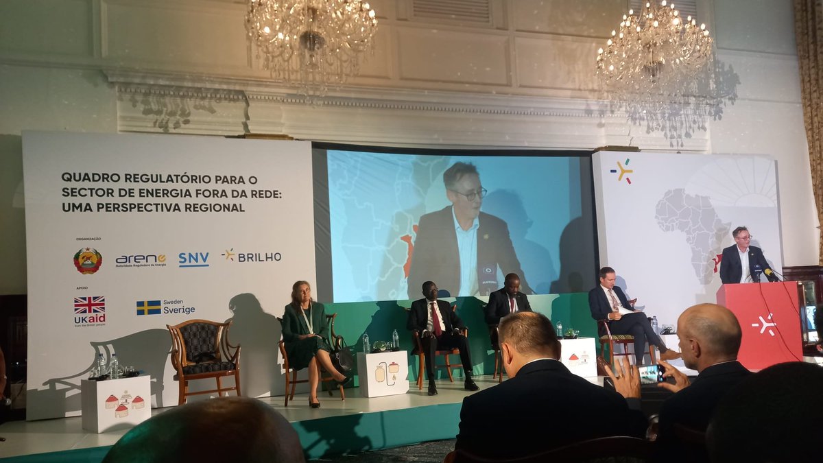 'I am here to listen, learn and embrace the opportunity to bring the #BRILHO programme to scale in Mozambique and to explore opportunities to replicate it elsewhere.' <a href="/sioconnell1/">Simon O'Connell Sioconnell@bsky.social</a> speaking at #energyaccess event today in Mozambique. 

<a href="/UKaid/">UK aid</a> <a href="/Sida/">Sida</a> 

#SDG7 🇲🇿
