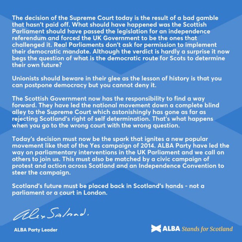 Alex Salmond (@alexsalmond) on Twitter photo 