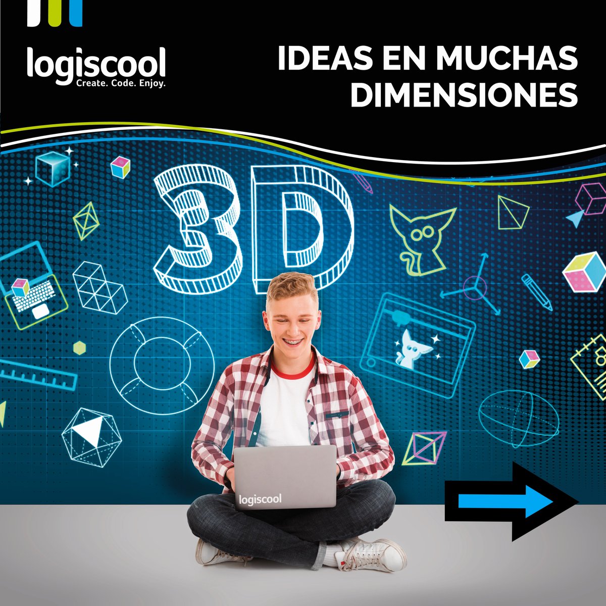 LogiscoolE's tweet photo. Nuestros #talleres están a punto de empezar ‼️
En pocas sesiones tu #hijo aprenderá a modificar su juego favorito, #Minecraft, creando nuevos objetos y personajes, o bien experimentar con novedosos estilos y técnicas de #ilustración #digital, animando sus propios #dibujos 🎨👾 https://t.co/rICCGaQgz5