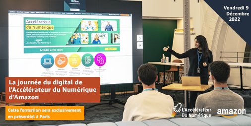 Olivier Lamarque, directeur général de <a href="/RsoEntreprendre/">Réseau Entreprendre</a>, interviendra le 9 décembre à La Journée du #Digital organisée par <a href="/amazon/">Amazon</a>, partenaire de <a href="/RsoEntreprendre/">Réseau Entreprendre</a>, pour le 2e anniversaire de l’Accélérateur du numérique. 
N’hésitez à vous inscrire : cutt.ly/XM0GXLe