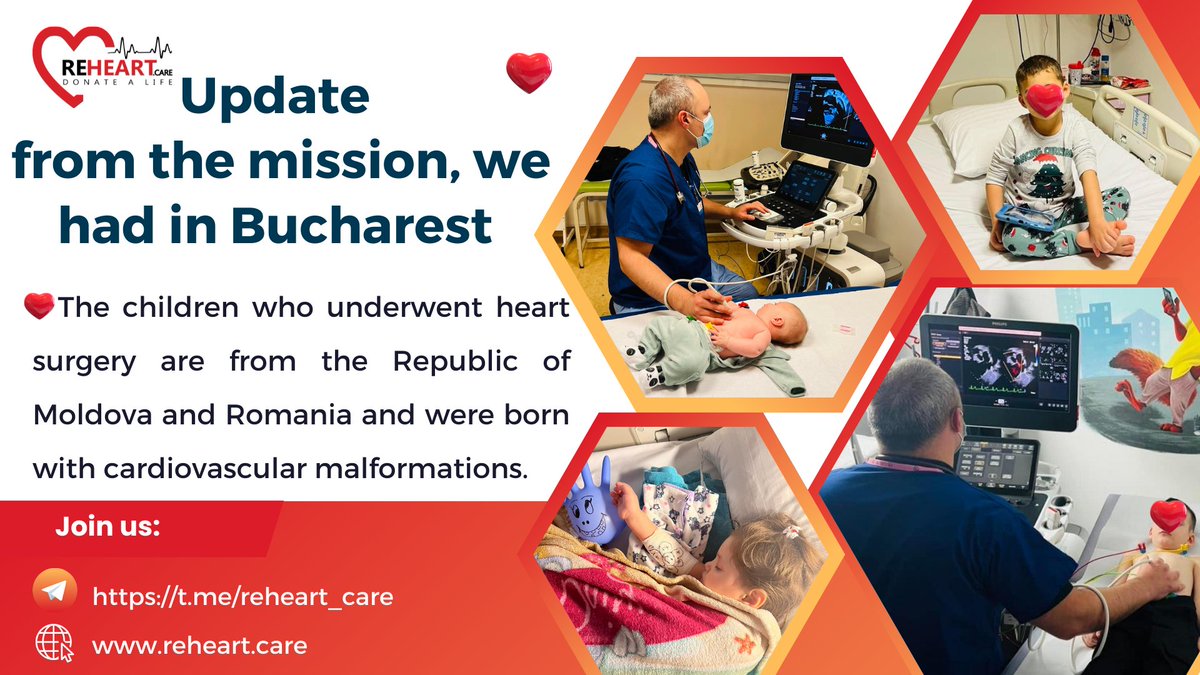 Reheartcare's tweet photo. ❤️Our team had another mission last weekend in Bucharest.

🩺The heart surgeries were performed under the coordination of Prof.Dr.Victor Costache together with Prof.Dr.Șerban Stoica and the whole team from Bristol, UK.

💞Mint your own NFT https://t.co/DkNqgcyx2J and save a life! https://t.co/6cshq7NHLz