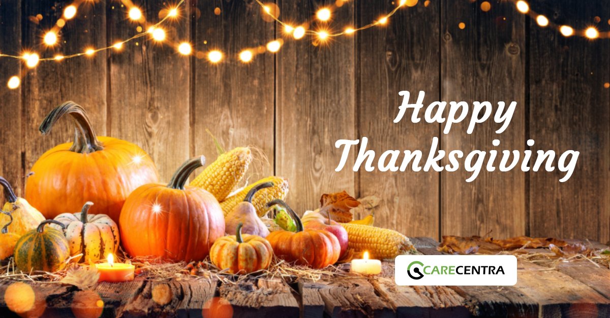 carecentra's tweet photo. From our CareCentra family to yours, wishing you a healthy and happy Thanksgiving.

#thanksgiving2022 #aiforhealth #digitalhealthcare #MoBe #behaviormodification, #carecentra #digitalhealth, #patientmonitoring #patientengagement #patient_engagement #unifiedhealthalgorithm https://t.co/DCZ0HyFV5v