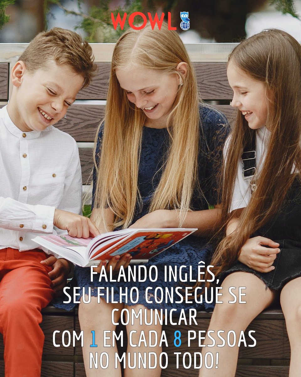 wowleducation's tweet photo. A Terra atingiu 8 bilhões de pessoas, e 1 a cada 8 delas falam inglês.

Matricule seu filho em nossas aulas online para que ele comece a praticar o inglês ainda esse ano e garantir o ano que vem com os melhores valores.

Acesse já: 
https://t.co/dygUrbotTl https://t.co/3cbgLZZoC6