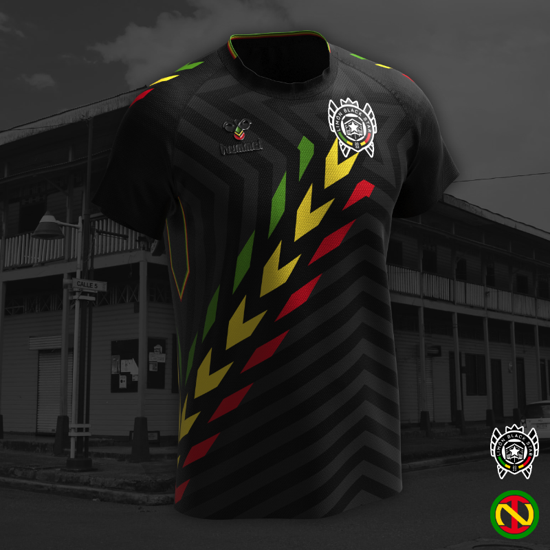 designfootball's tweet photo. From @designedbyONI and submitted to the DesignFootball Super League - Season 3 (https://t.co/zvJ9WL1KVv), this is a great Limón Black Star shirt.
#ConceptKit #ConceptShirt #DFSL3