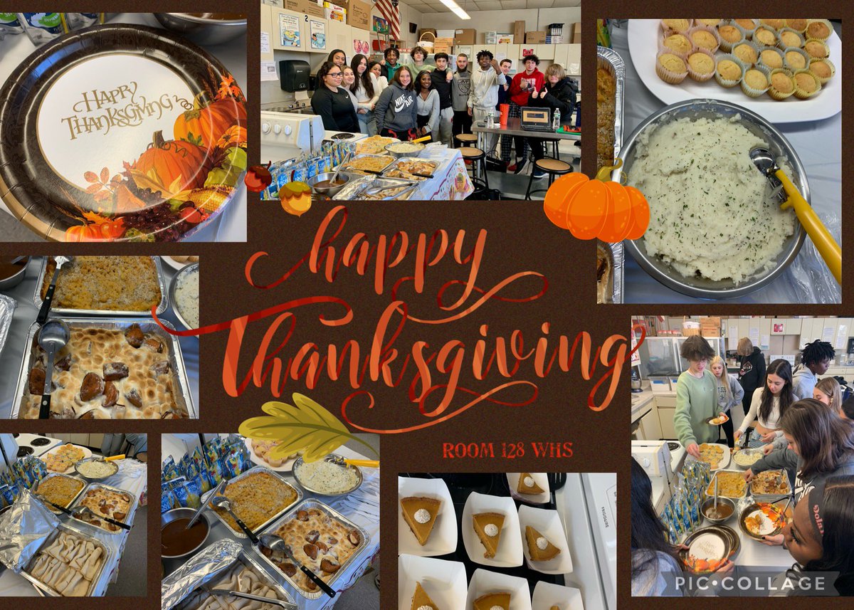 Students were tasked to create a Thanksgiving feast and that they did. Great job 👏🏼 Foods 2 🍁🔪<a href="/WHSBarronPride/">Woodbridge Barrons 🇺🇸</a> #WeAreBarrons