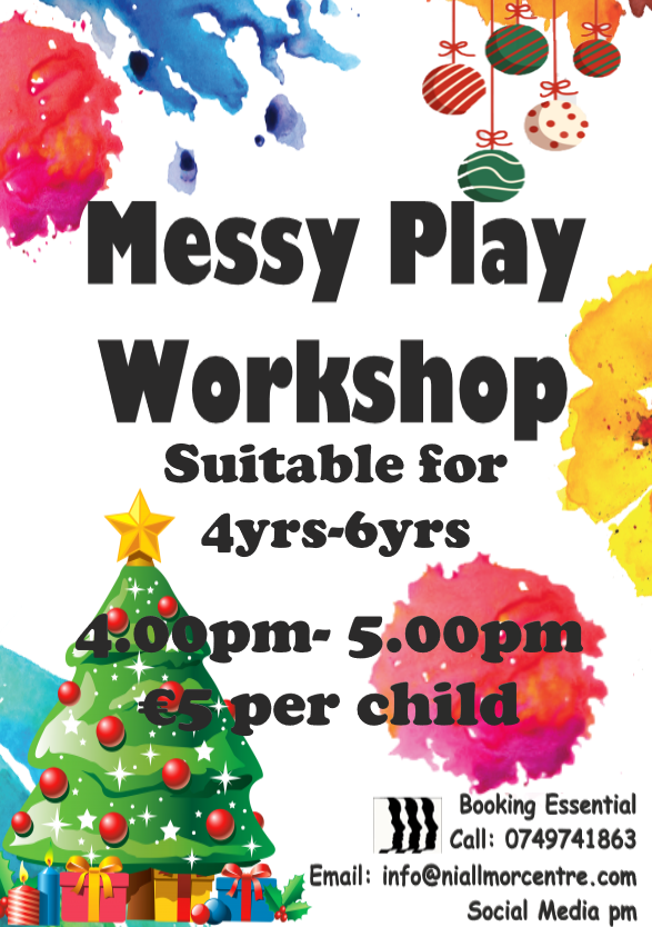 mor_niall's tweet photo. MESSY PLAY is back !!
Friday the 2nd of December 2022 for (4-8years)@4pm- 5pm
€5
Book now! : Call:0749741863 Email:info@niallmorcentre.com or Social Media DM
#niallmorcentre #messypay #killybegs #communitykillybegs #messyplaykillybegs #fun #play https://t.co/4AO7zhTj1I