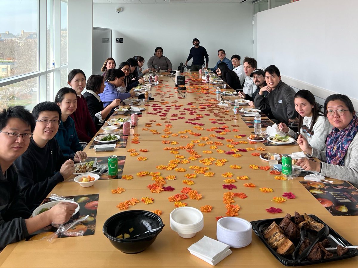 HaiyuanYu Lab (@haiyuan_yu_lab) on Twitter photo The Yu Lab had a group lunch to celebrate #Thanksgiving2022 We are grateful for a great team we have, and all the great support we get from <a href="/weillinstitute/">Weill Institute for Cell & Molecular Biology</a>, <a href="/CornellMBG/">Cornell MBG</a>, <a href="/CornellCALS/">Cornell CALS</a>, Computational Biology, and many other units on campus! The Yu Lab had a group lunch to celebrate #Thanksgiving2022 We are grateful for a great team we have, and all the great support we get from <a href="/weillinstitute/">Weill Institute for Cell & Molecular Biology</a>, <a href="/CornellMBG/">Cornell MBG</a>, <a href="/CornellCALS/">Cornell CALS</a>, Computational Biology, and many other units on campus!