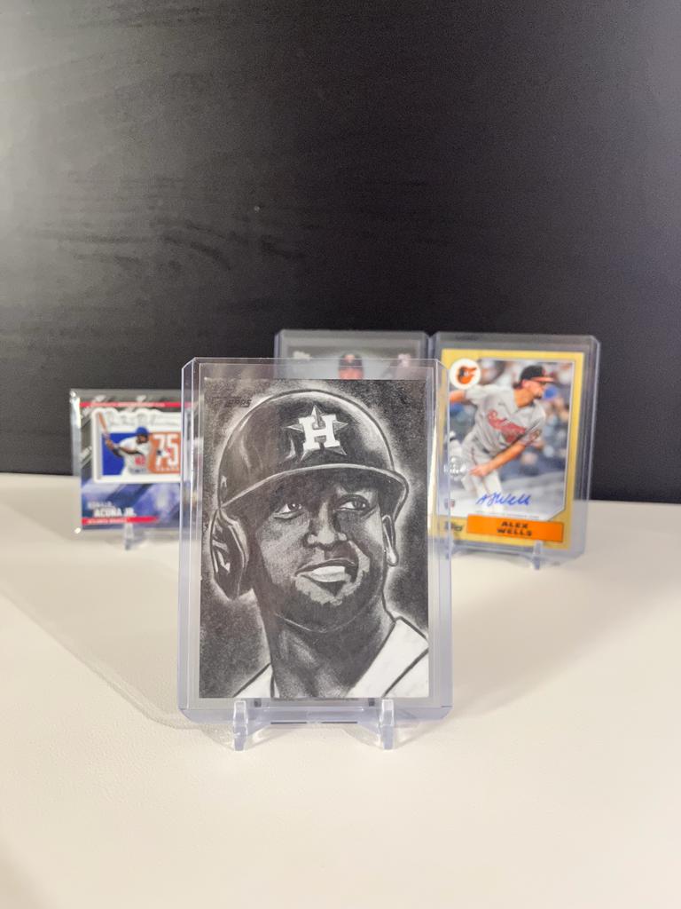 ModernRBreaks's tweet photo. 😮🔥Was this the coolest card we've pulled?? Yordan Alvarez Sketch 1/1 absolutely unreal from @RosalesArt1! Amazing break last night on @Whatnot. Congrats to the hitters and thanks to all who joined! https://t.co/0hijYyysZn