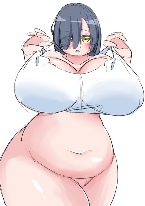 顔より大きいOPPAIなムチムチさん。 