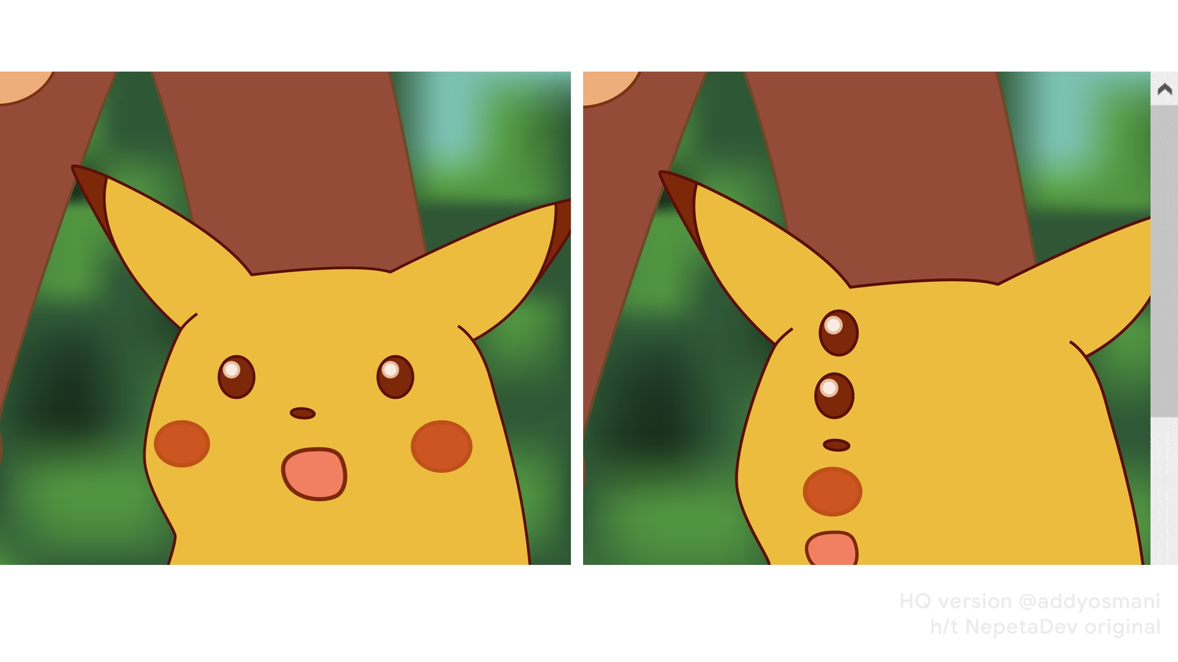 Surprised Pikachu