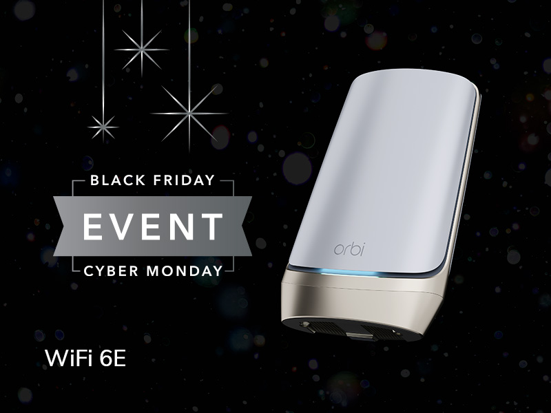 NETGEAR_UKI's tweet photo. WiFi 6E. Flawless connectivity from the front door to the garden. Give your home the gift of the world’s most powerful Mesh WiFi. 

Shop Orbi WiFi 6E: https://t.co/oNDYS44ilq

#WiFi6E #HomeWiFi #MeshSystem #WiFi #SmartHome #Internet #Holiday #BlackFriday #Tech https://t.co/BD6PhM35mm
