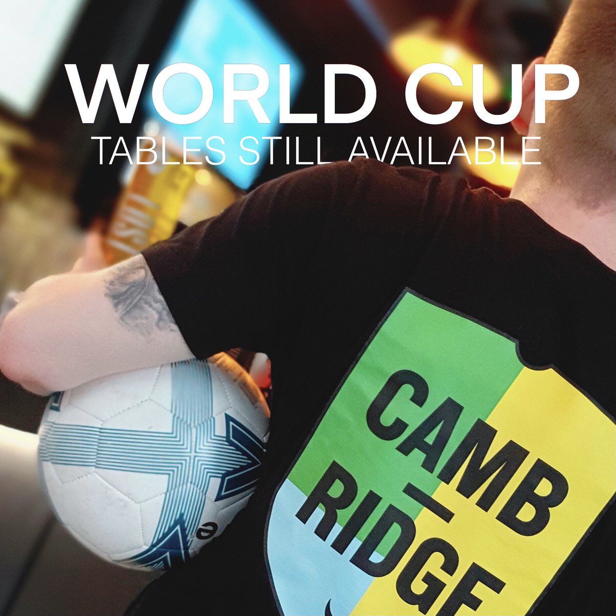 Looking for a place to watch the next England match in? We’ve got a few tables left! 

⚽️ Link to book is in the bio ⚽️

#worldcup #worldcup2022 #brewdog #cambridge #football #cambridgenightlife