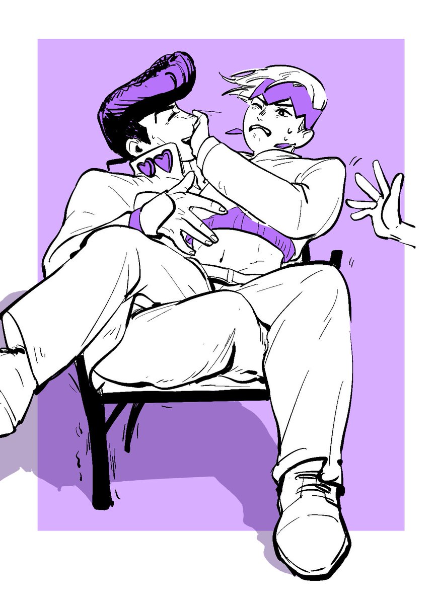 Deepwine2's tweet photo. #仗露 今日仗露！是猜拳小子那一章节的动作！都是未成年人让💎也坐坐嘛！（ https://t.co/BfDI4lU7gs