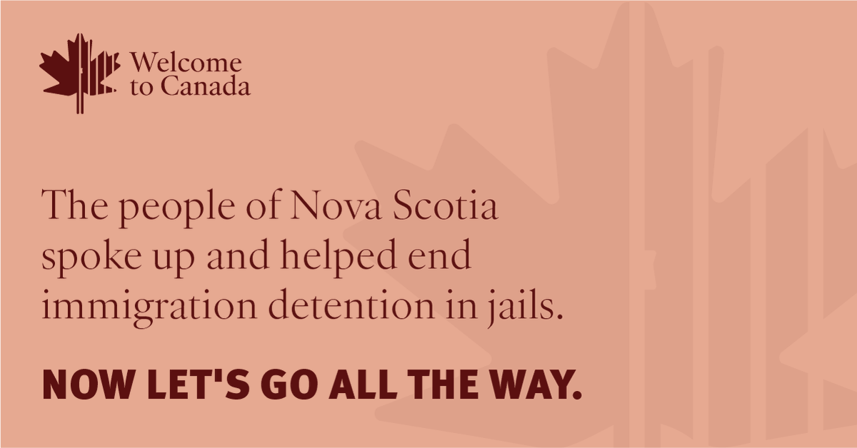 Today, 5 Atlantic migrant-serving organizations urged PM <a href="/JustinTrudeau/">Justin Trudeau</a> to take inspiration from #NovaScotia &amp; other provinces: "Do your part to end the brutal practice of incarcerating immigration detainees in provincial jails." bcpovertyreduction.ca/s/Atlantic_org…

#WelcomeToCanada #cdnpoli