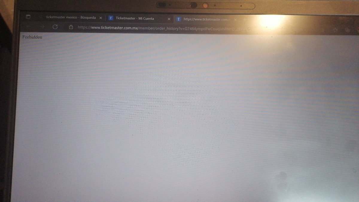 Drogoberto's tweet photo. @Ticketmaster_Me me pueden ayudar ya que compre unos boletos y ya pasaron 72 horas desde la compra pero no me arroja el documento pdf para imprimirlos. https://t.co/HG1Lp5VZxI