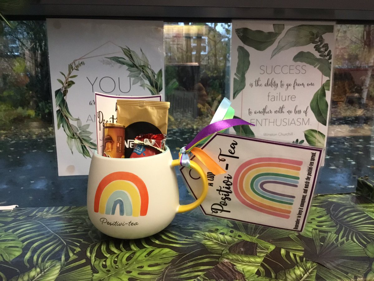 OPA_Darfield's tweet photo. Staff have been spreading the positivi-tea today. Each week the cup will be refilled and passed on to spread the positive vibes! #OPAWellbeing #positivity https://t.co/mXJMzpYGus