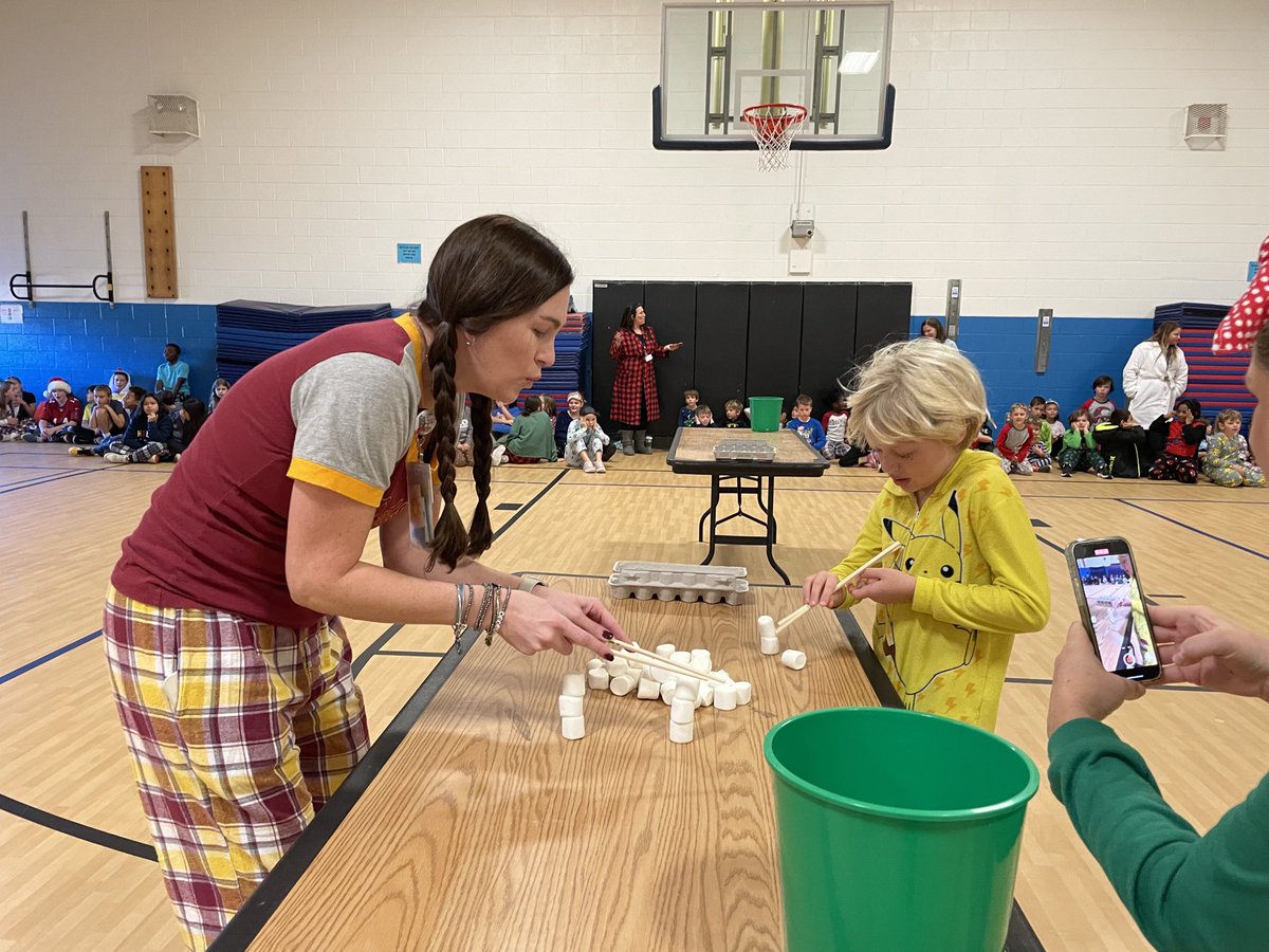 Kingston’s PBIS celebration! Mrs. Allard was soo close to getting that Oreo in her mouth! Our Cougars had a fabulous time! #be safe, be responsible, be respectful! ⁦<a href="/KingstonVBCPS/">Grant Baker</a>⁩ ⁦<a href="/Sarah_AllardVB/">Sarah Allard</a>⁩ ⁦<a href="/kingston_vb/">VBKingston</a>⁩