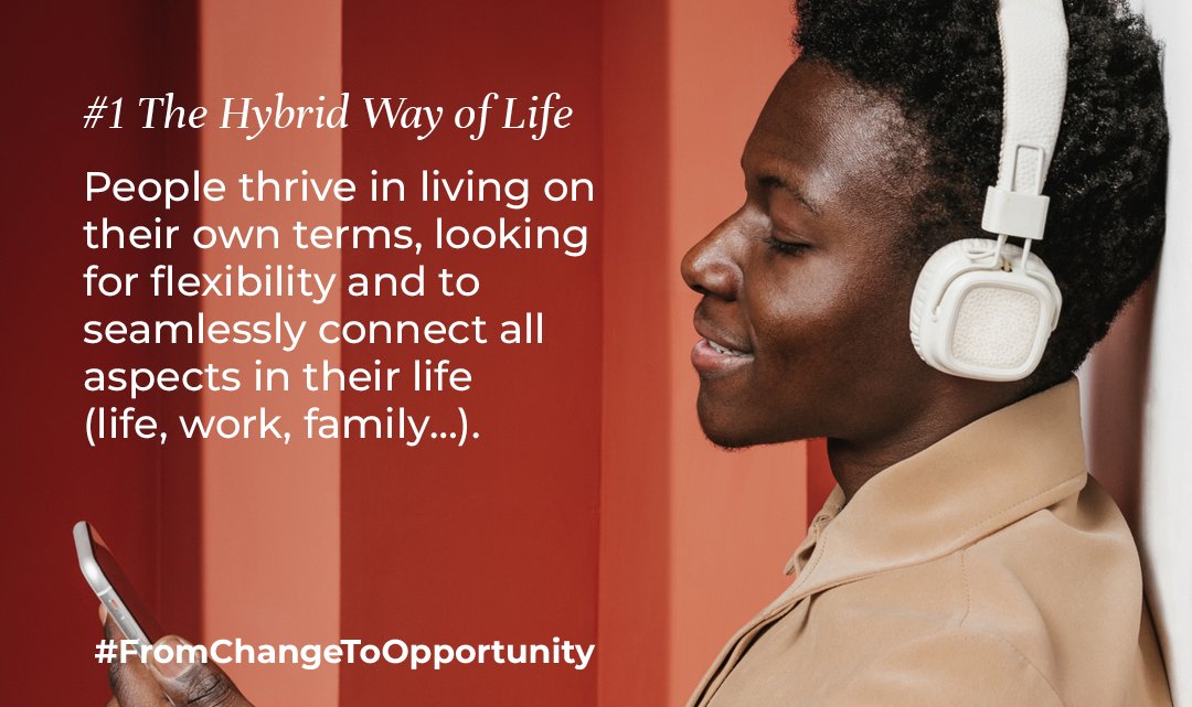 Accor's tweet photo. Today's travelers seek the flexibility and freedom to seamlessly connect all aspects in their life. They want to live, play, work, socialize and buy on their own terms.
Discover "The Hybrid Way of Life" trend and its opportunities for hospitality #FC2O
https://t.co/rR335sb6wa https://t.co/13ZzEsIyOO