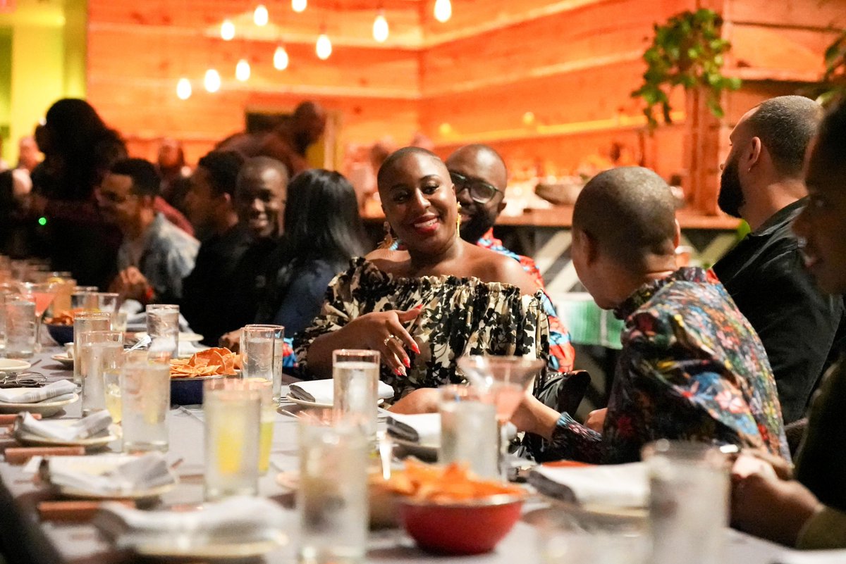HarlemCapital's tweet photo. ✨ Last week Harlem Capital had the privilege of hosting our third-ever Crypto in Color dinner during @AfroTech in Austin. It was a vibrant & meaningful evening of conversation hosted by @Visa. We love breaking bread & boundaries in community.
#CryptoinColor https://t.co/COI7svXwei