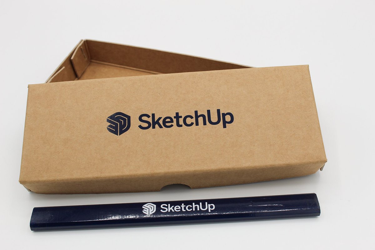 Stitched kraft boxes for <a href="/SketchUp/">SketchUp</a> promotional pencils.

#boxes #sustainable #giftboxes