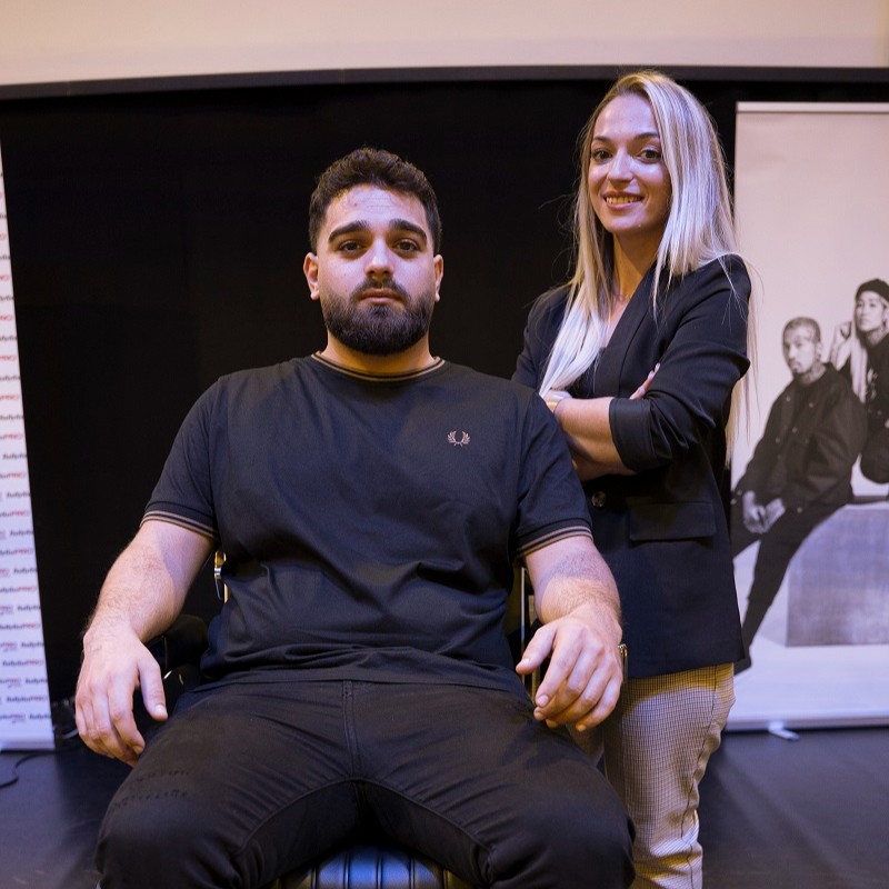HairProjectXpo's tweet photo. Throwback to The Hair Project 2022: the first Barber battle at the show, powered by BabylissPRO Benelux. And the winners are... Sébastien Liolios &amp; Jessica Hollay. Congrats! 👏 👏 

📷 Pics by Julien Hulet https://t.co/yw73OMQNMA
